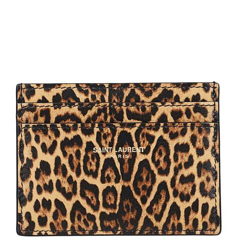 ysl card holder cheetah|ysl card cases.